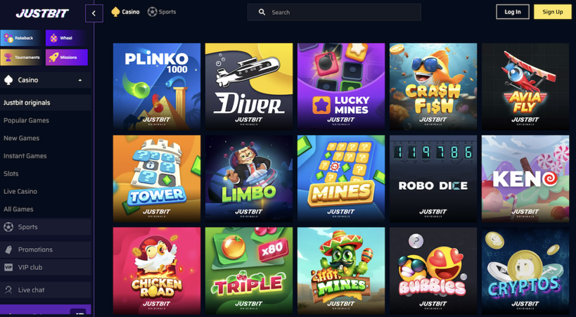 justbit casino Gameplay